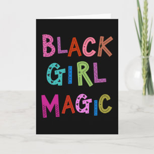 Black Girl Magic Black Queens Princess Kinder Girl Karte