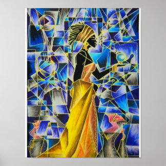 Black Girl Magic - BluBerry Isis Poster