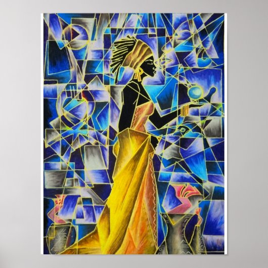 Black Girl Magic - BluBerry Isis Poster (Vorne)