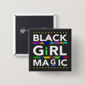 Black Girl Magic Button (Vorne & Hinten)