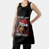 Black Girl Magic Frohe Weihnachts Afroamerikaner Schürze (InSitu)
