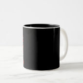 Black Girl Magic Frohe Weihnachts Afroamerikaner Zweifarbige Tasse (VorderseiteRechts)