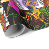 "Black Girl Magic" Geschenkpapier (Rolleneckpunkt)