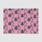 Black Girl Magic Holiday Wrapping Paper Seidenpapier (Vorderseite)