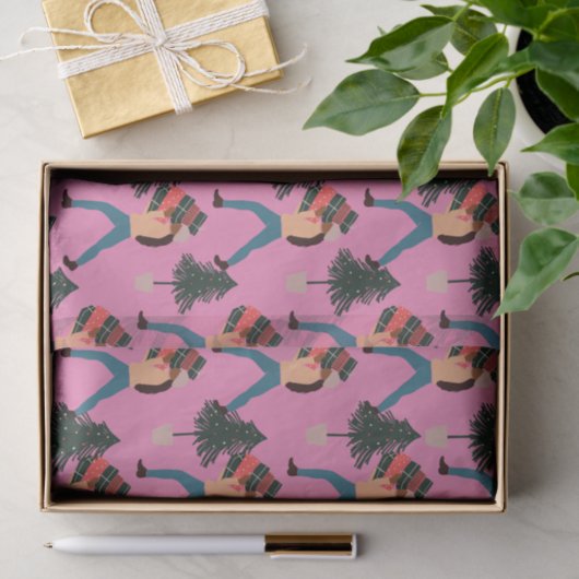 Black Girl Magic Holiday Wrapping Paper Seidenpapier (Geschenk)