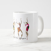 Black Girl Magic Jumbo-Tasse (Vorderseite Rechts)
