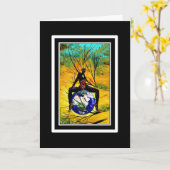 Black Girl Magic Karte (Gelbe Blume)