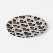 Black Girl Magic Melanin Freunde Party Teller (Schrägansicht)