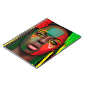 Black Girl Magic Melanin Poppin Juneteste Königin Notizblock (Linke Seite)