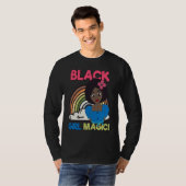 Black Girl Magic Melanin Pride African Afro Queen  T-Shirt (Vorne ganz)