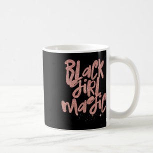Black Girl Magic Pink Stars Afro Black Queen Melan Kaffeetasse