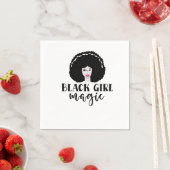 Black Girl Magic Serviette (Beispiel)