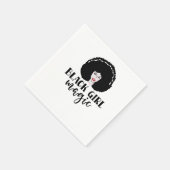 Black Girl Magic Serviette (Ecke)