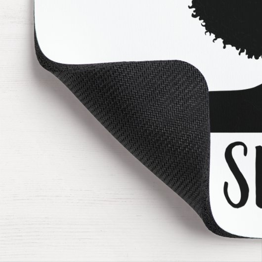 Black Girl Magic Sie glaubte, sie könnte es also t Mousepad (Ecke)