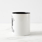 Black Girl Magic Sie glaubte, sie könnte es also t Zweifarbige Tasse (Mittel)