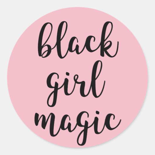 Black Girl Magic Sticker (Vorderseite)