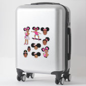 Black Girl Magic Sticker Decals Fun Girls Melanin (Koffer)