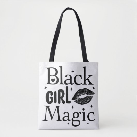 Black Girl Magic Tote Bag - Empowerment & Style Tasche (Vorderseite)