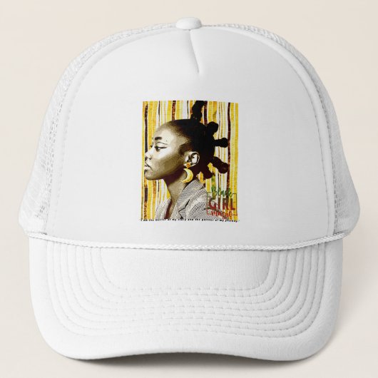 Black Girl Magic Truckerkappe (Vorderseite)