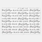 Black Girl Magic Wrapping Paper Geschenkpapier Set (Vorderseite 2)