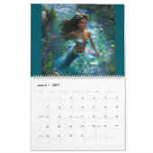 Black Girl Mermaid Magic 2026 Kalender (Mär 2027)