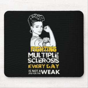 Black Girl Multiple Sklerose Kriegerin starke Frau Mousepad
