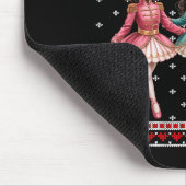 Black Girl Nutcracker Western Nutcracker Bow Ugly Mousepad (Ecke)