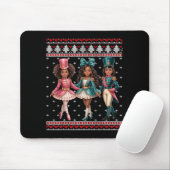 Black Girl Nutcracker Western Nutcracker Bow Ugly Mousepad (Mit Mouse)