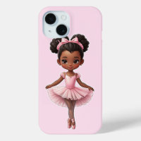 Black Girl Pink Ballerina Ballerina Ballett