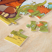 Black Girl Playing mit einem Cat Name Puzzle (Seite)