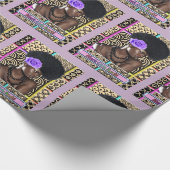 Black Girl Rock Geschenkpapier (Ecke)