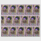 Black Girl Rock Geschenkpapier (Flach)