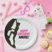 Black Girl Rock Klettern Pappteller (Party)