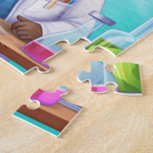 Black Girl Scientist #1 Puzzle (Seite)