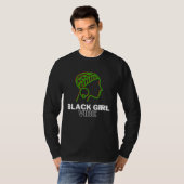 Black Girl Vibe  Magic Melanin Queen African Ameri T-Shirt (Vorne ganz)
