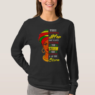 Black Girl Women Afrikanerin Afro Ich bin der Stor T-Shirt