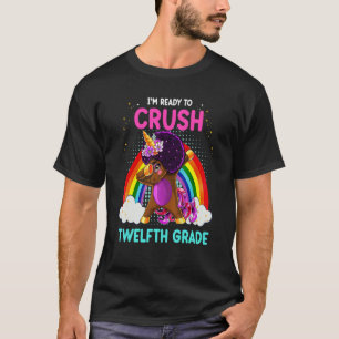 Black Girls Dabbing Unicorn Ich bin bereit, 12t zu T-Shirt