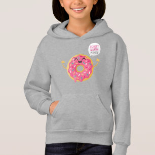 Black Girls Hoodie Süßigkeiten Donut Besorgnis sei