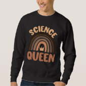 Black Girls In Science Lab Tech Laboratory Science Sweatshirt (Vorderseite)