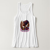 Black Girls lesen | Racerback Tank für Frauen (Design Vorderseite)