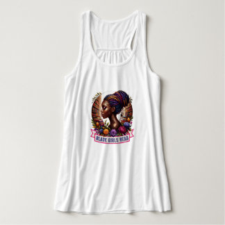 Black Girls lesen | Racerback Tank für Frauen