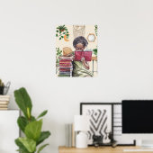 Black Girls Liebe Reading Poster (Heimbüro)