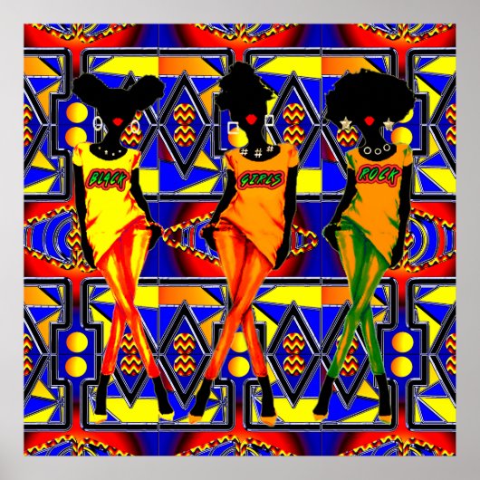 Black Girls Magic Poster (Vorne)