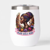 Black Girls Read Logo Wine Tumbler (Vorderseite)