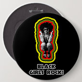 Black Girls Rock! Button (Vorne & Hinten)