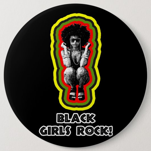 Black Girls Rock! Button (Vorderseite)