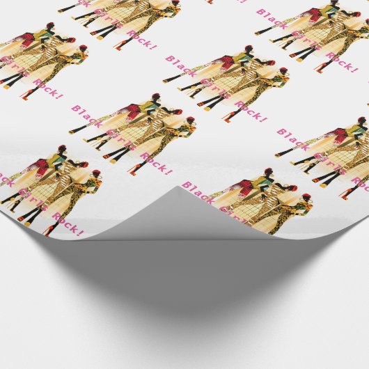 Black Girls Rock! Geschenkpapier (Ecke)