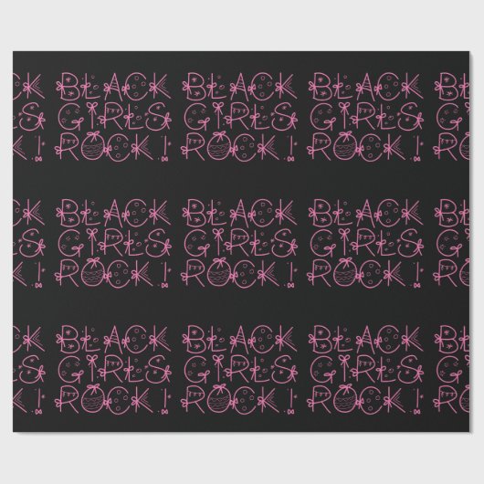 Black Girls Rock! Geschenkpapier (Flach)