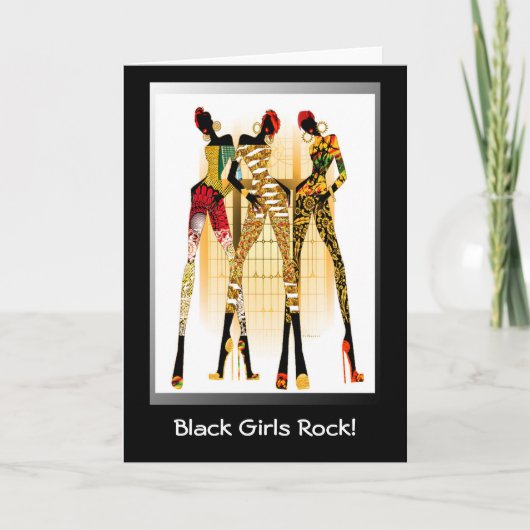 Black Girls Rock Karte (Vorderseite)