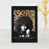 Black Girls Rock! Karte (Gelbe Blume)